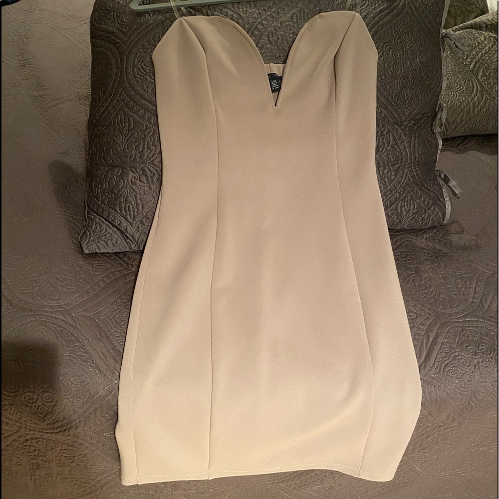 Sand Mini Dress